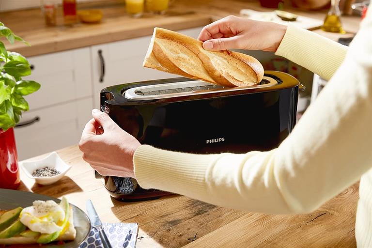 Philips HD2590/90 Ekmek Kızartma Makinesi, Otomatik Kapanma, Kablo Saklama