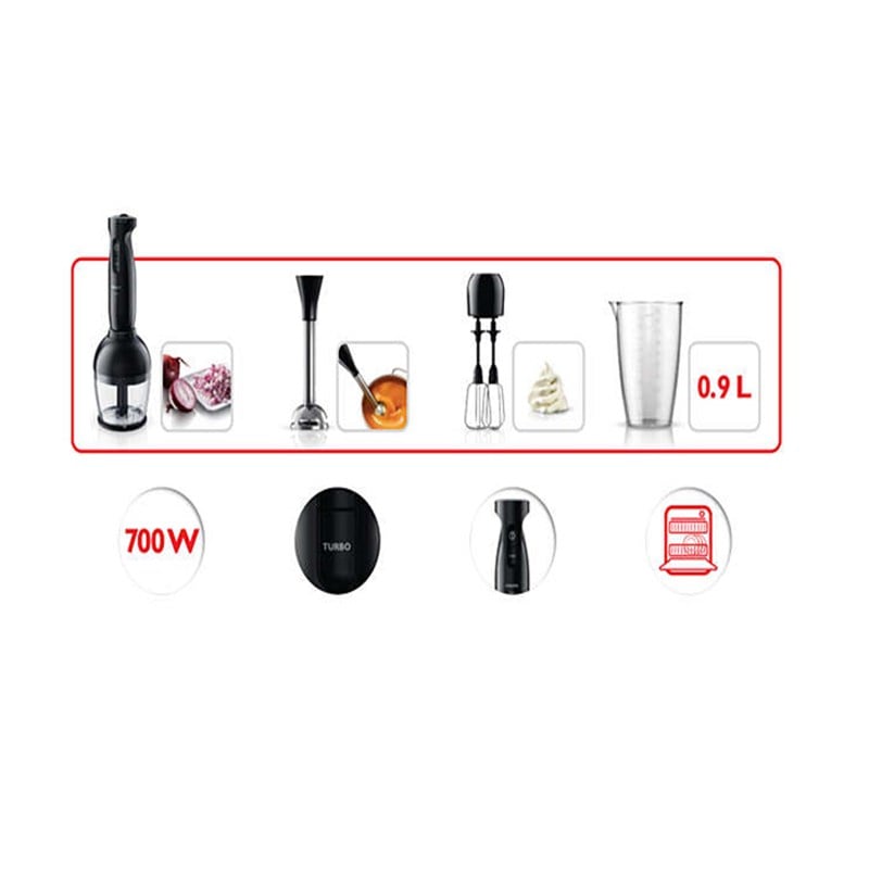 Philips HR1335/00 Viva Collection 700 W Blender Seti