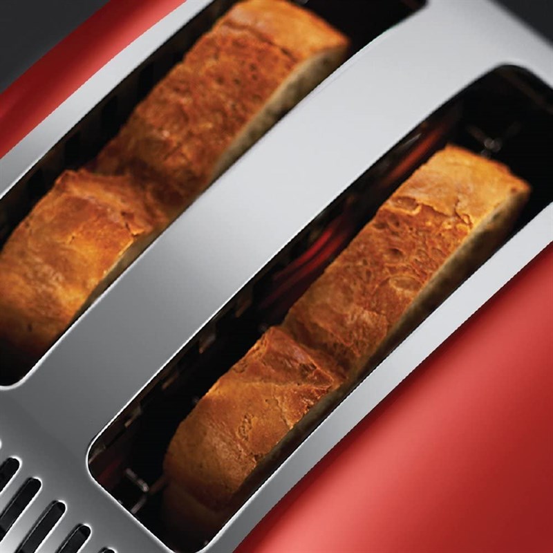 Russell Hobbs 23330-56 İki Dilim Kapasiteli Kırmızı Ekmek Kızartma Makinesi
