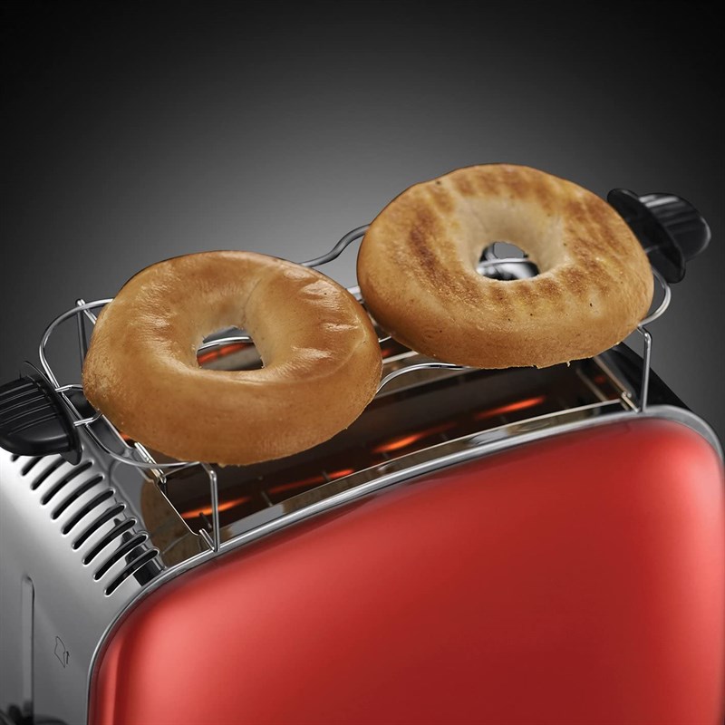 Russell Hobbs 23330-56 İki Dilim Kapasiteli Kırmızı Ekmek Kızartma Makinesi