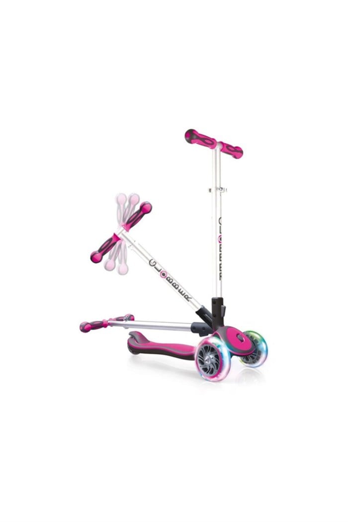 Scooter Elite Katlanan Full Işıklı Pembe 449-110 U286556