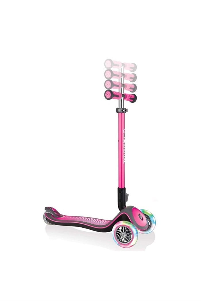 Scooter/Elite Deluxe Işıklı/Pembe-444-410