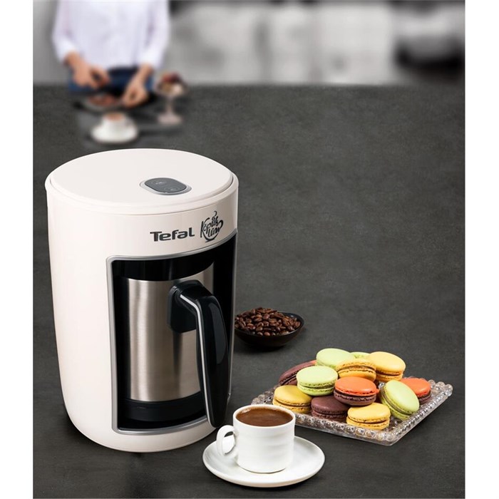 Tefal Köpüklüm Pro Beyaz Çelik Türk Kahve Makinesi