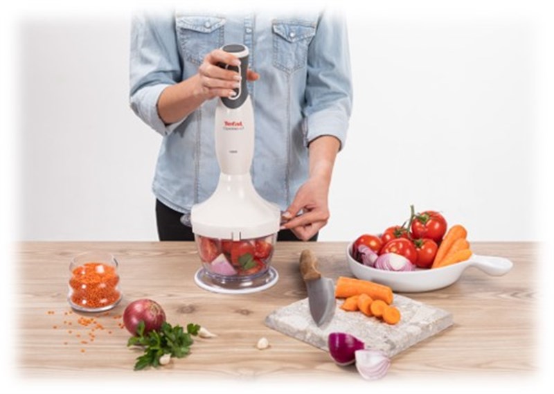 TEFAL Optiblend El Blender Seti 1000 Watt 1 Litre Beyaz