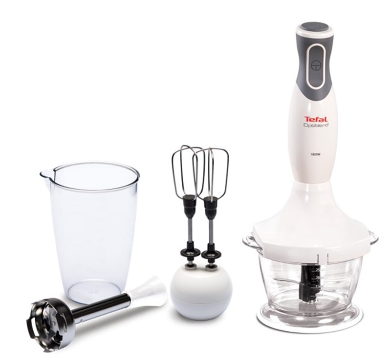 TEFAL Optiblend El Blender Seti 1000 Watt 1 Litre Beyaz