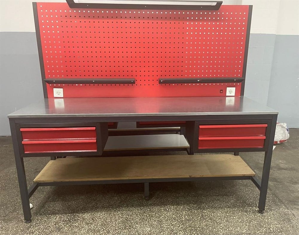 2 Metre 4 Çekmeceli Takım Tezgahı