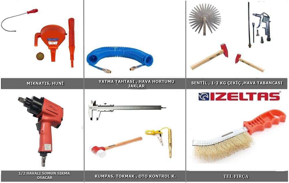 MOTORSİKLETÇİ TAMİRHANE PAKETİ 
