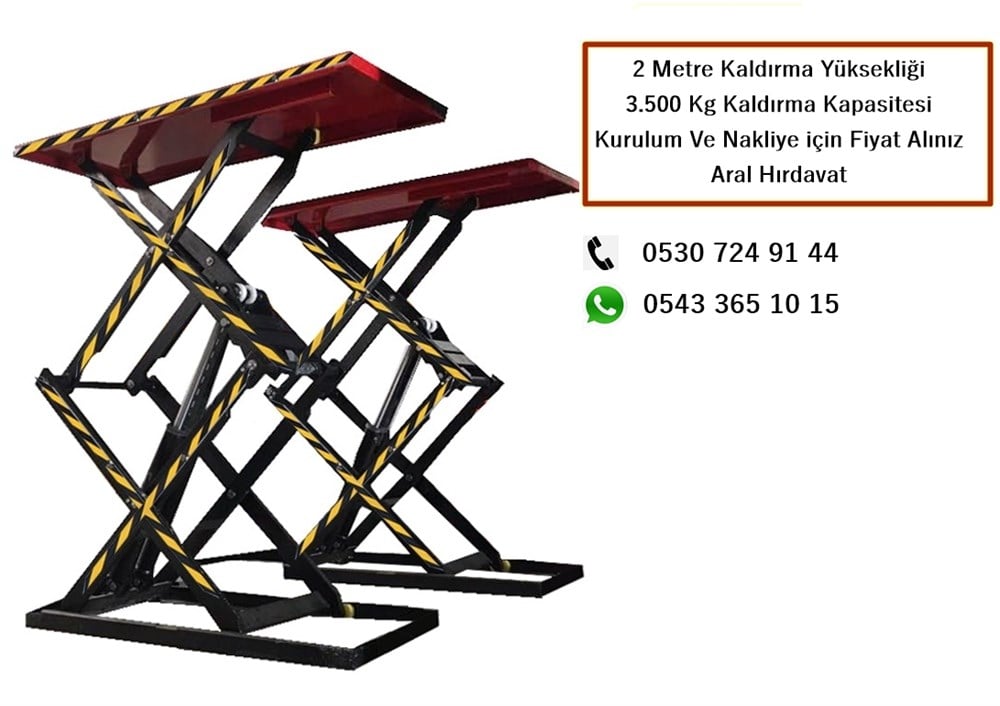 2 Metre Kaldıran Makaslı Lift ( FİYAT ALINIZ )