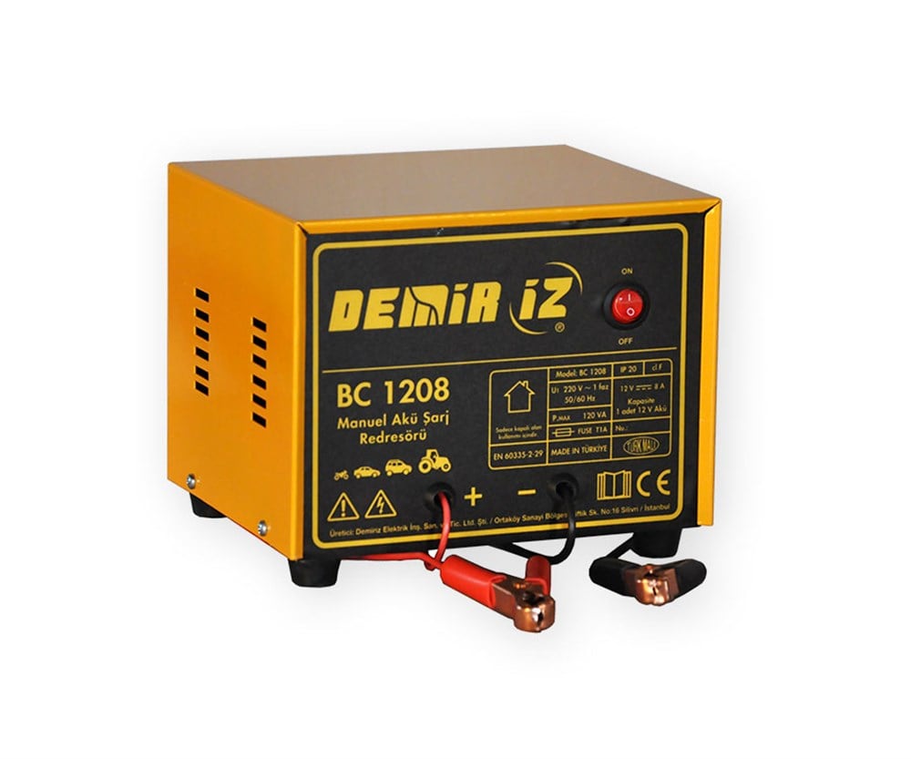 Demir iz Akü Şarj BC 1208
