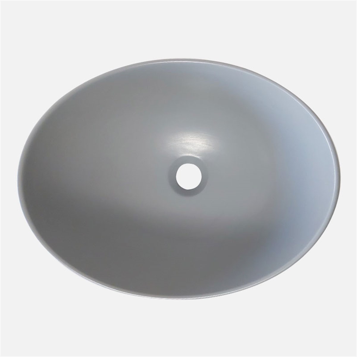 Güral Vit Çanak Lavabo Mat Gri Mobilya Üstü 40,6 cm x 32,2 cm