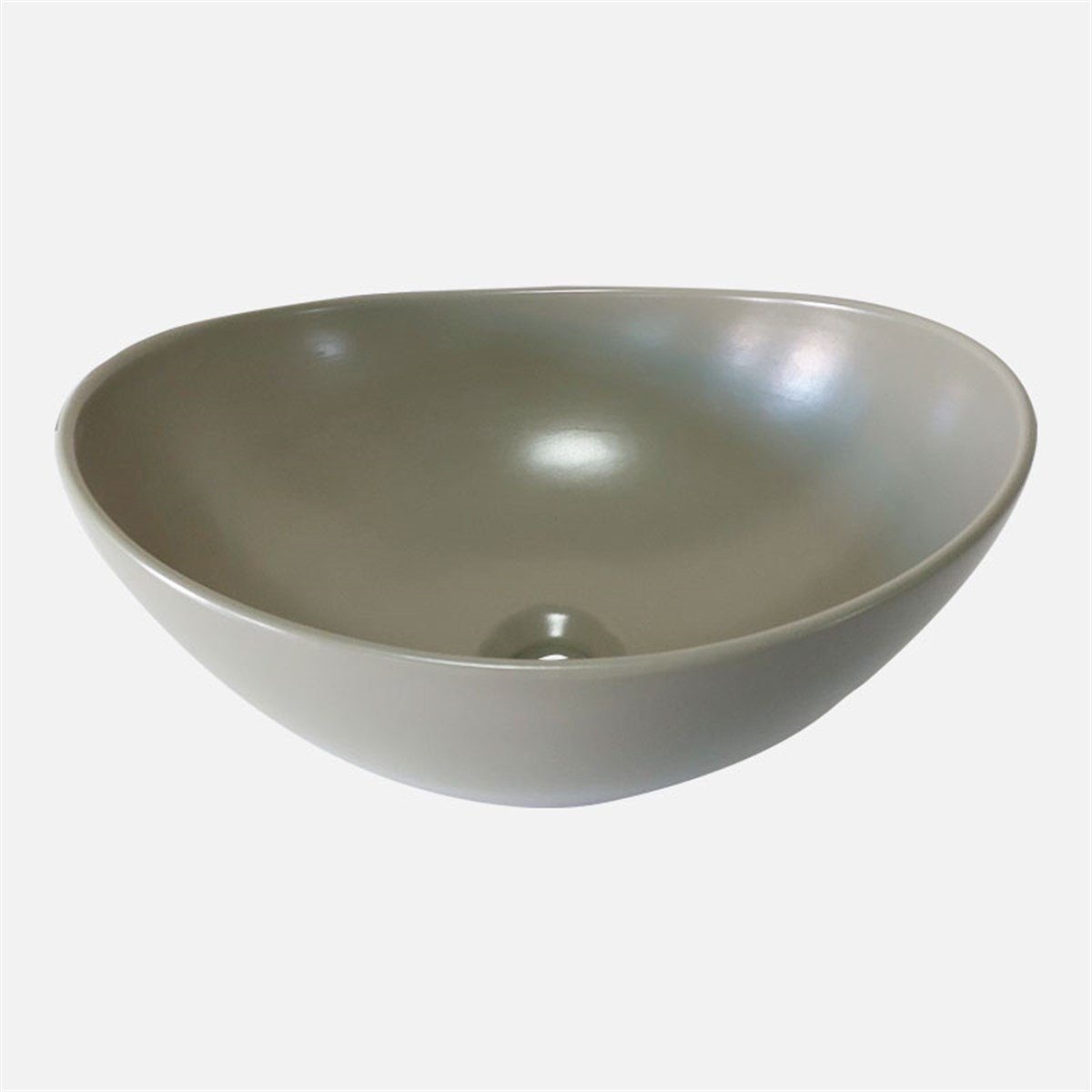 Güral Vit Çanak Lavabo Mat Yeşil Mobilya Üstü 40,6 cm x 32,2 cm