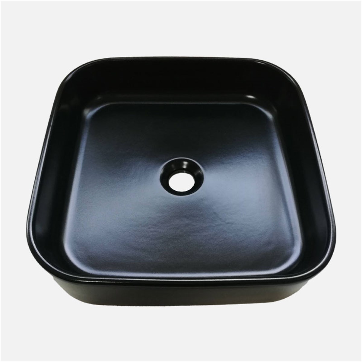 Güral Vit Nova Mat Siyah Mobilya Üstü Lavabo