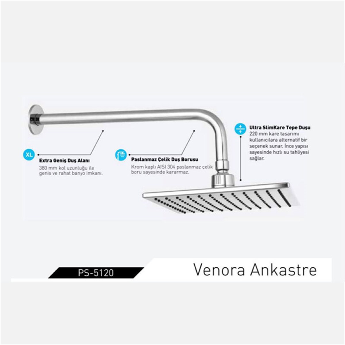 Pesen Venora Ankastre Duş Sistemi