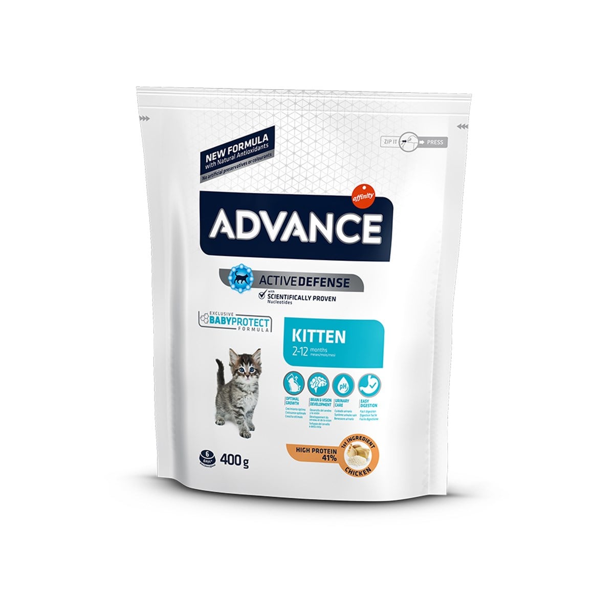 Advance Cat Kitten Tavuklu Pirinçli Yavru Kedi Maması 400 Gr