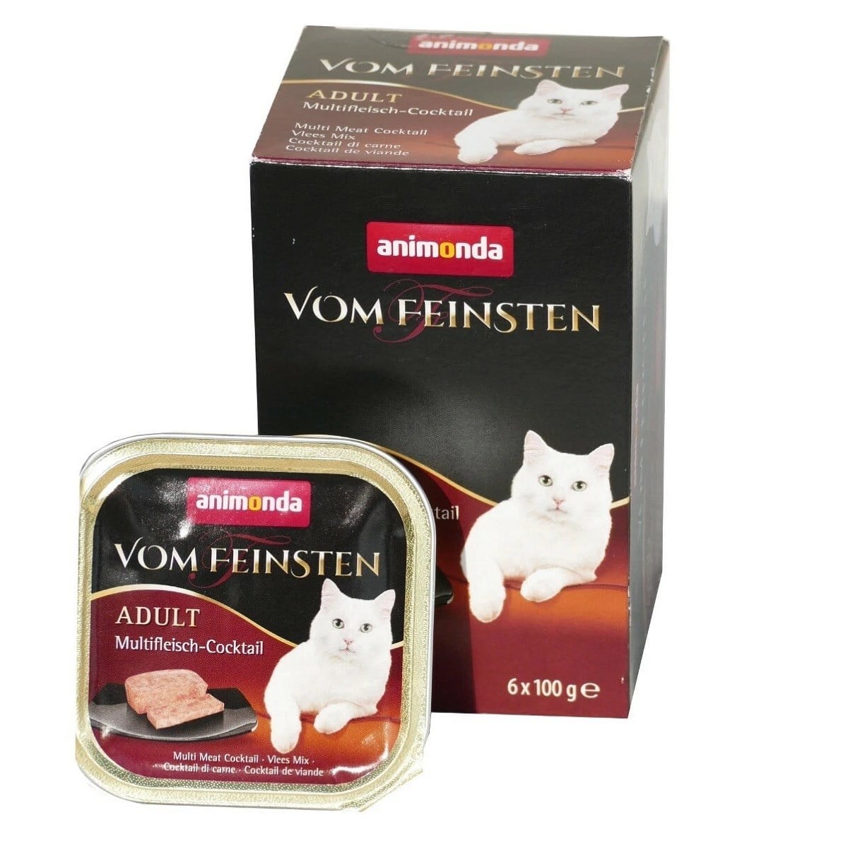 Animonda Vom Feinsten Karışık Etli Pate Kedi Konservesi 6x100g