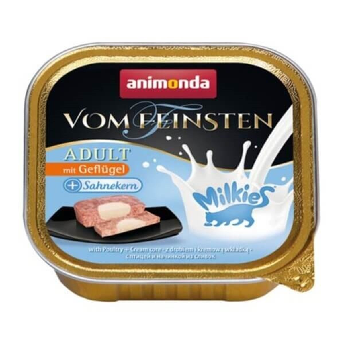 Animonda Vom Feinsten Milkies Tavuklu Yoğurtlu  Kedi Konservesi 100gr