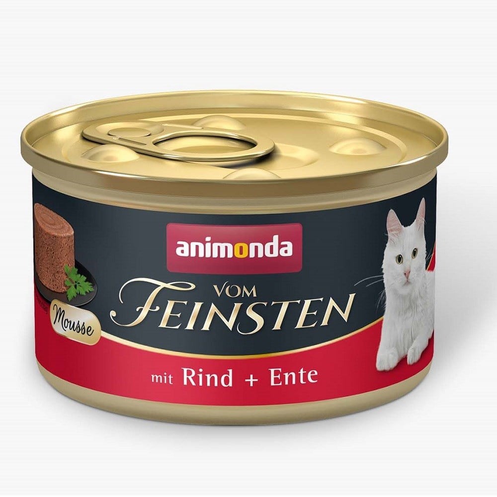 Animonda Vom Feinsten Sığırlı ve Ördekli Yetişkin Kedi Konservesi 85g