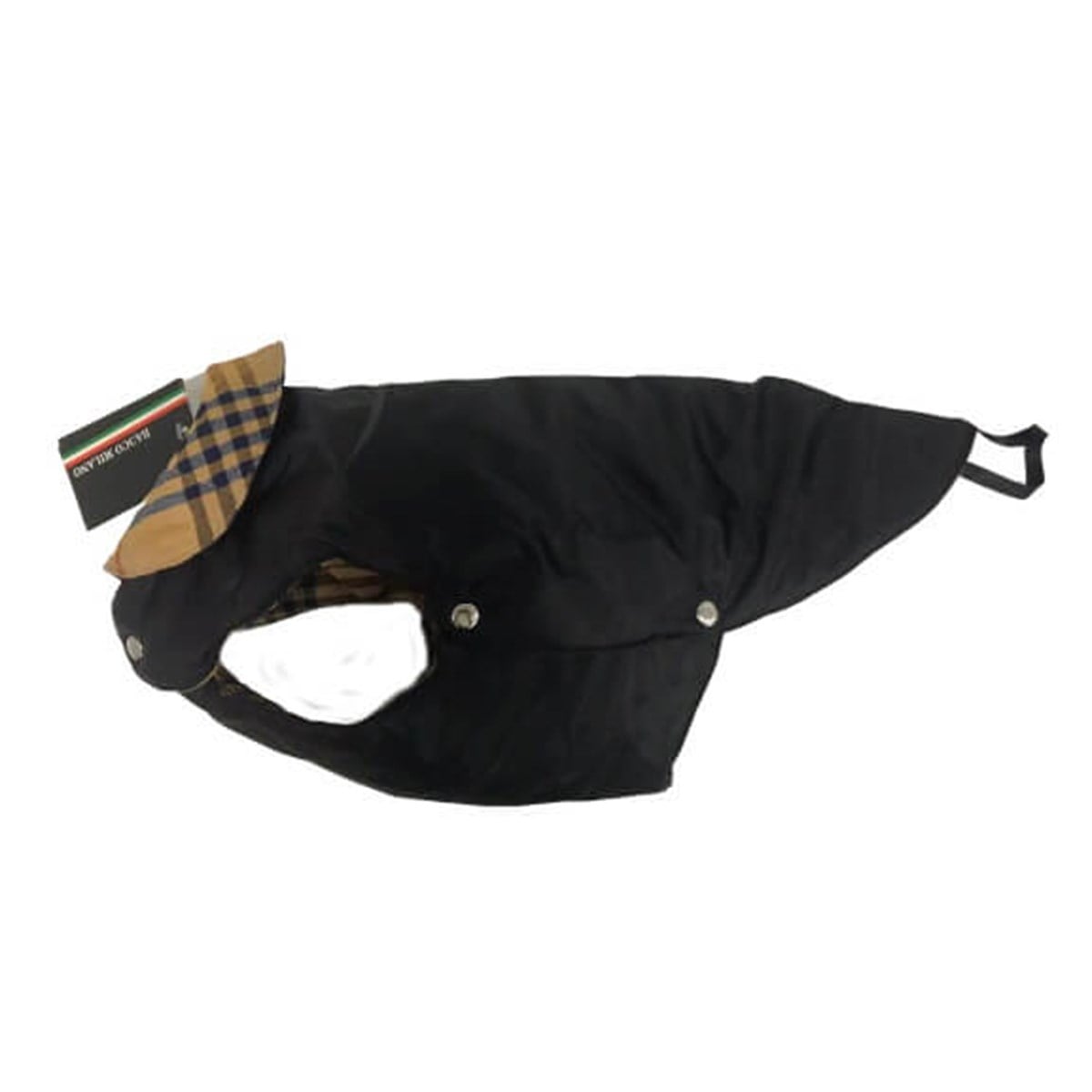 Bacco Milano Siyah Yağmurluk 63 CM
