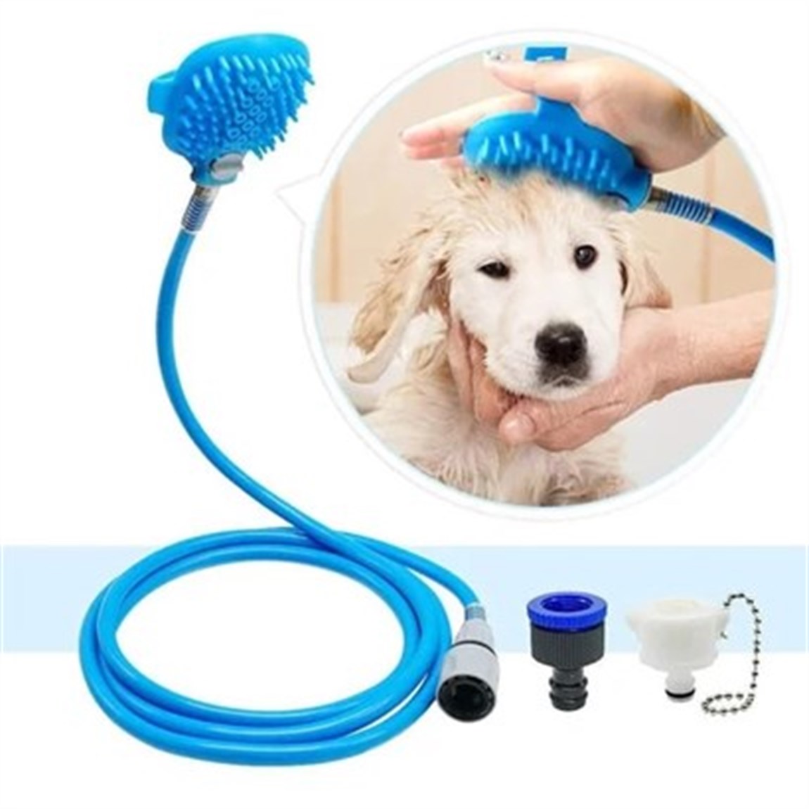 Bathing Tool Masajlı Evcil Hayvan Yıkama Banyo Kiti