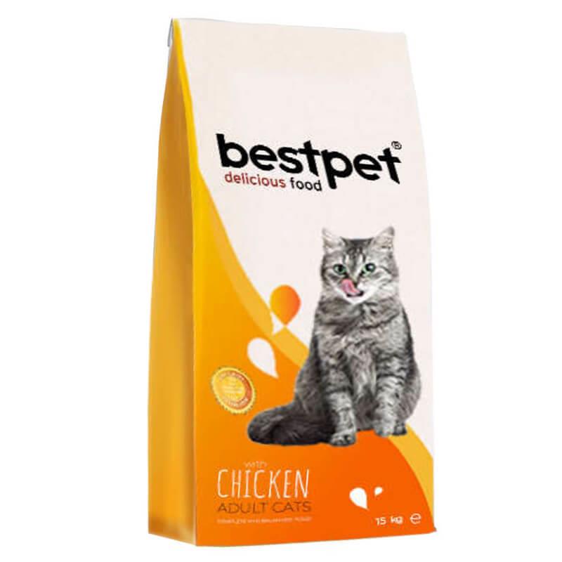 BestPet Tavuk Etli Ve Pirinçli Yetişkin Kedi Maması 15 Kg