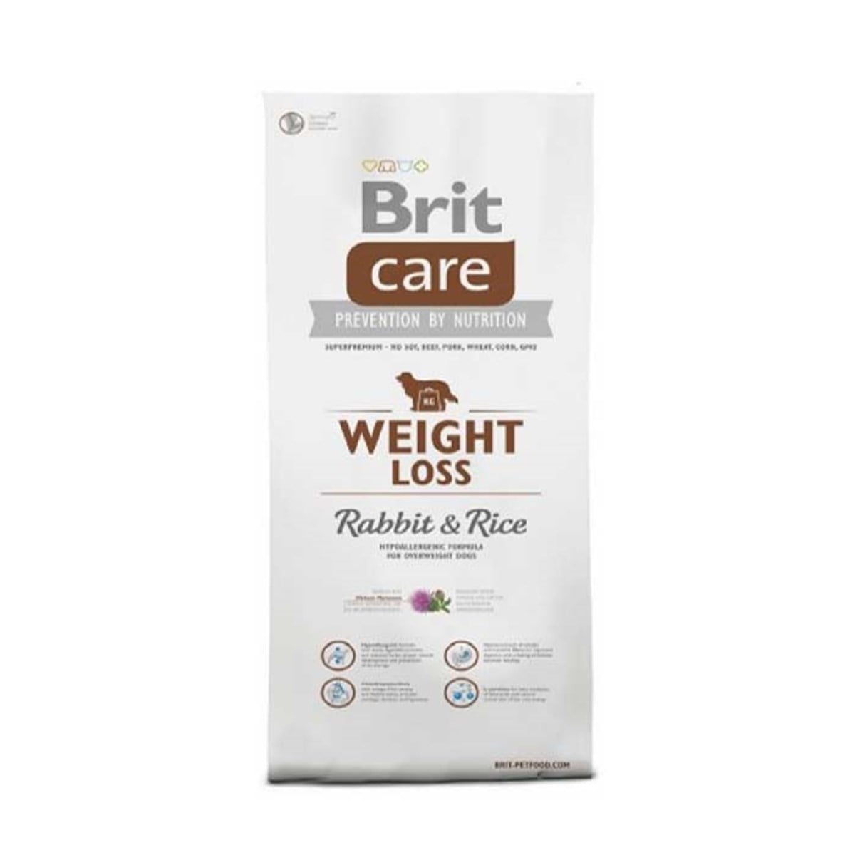 Brit Care Tavşanlı Pirinçli Kilo Dengeleyici Köpek Maması 12 Kg