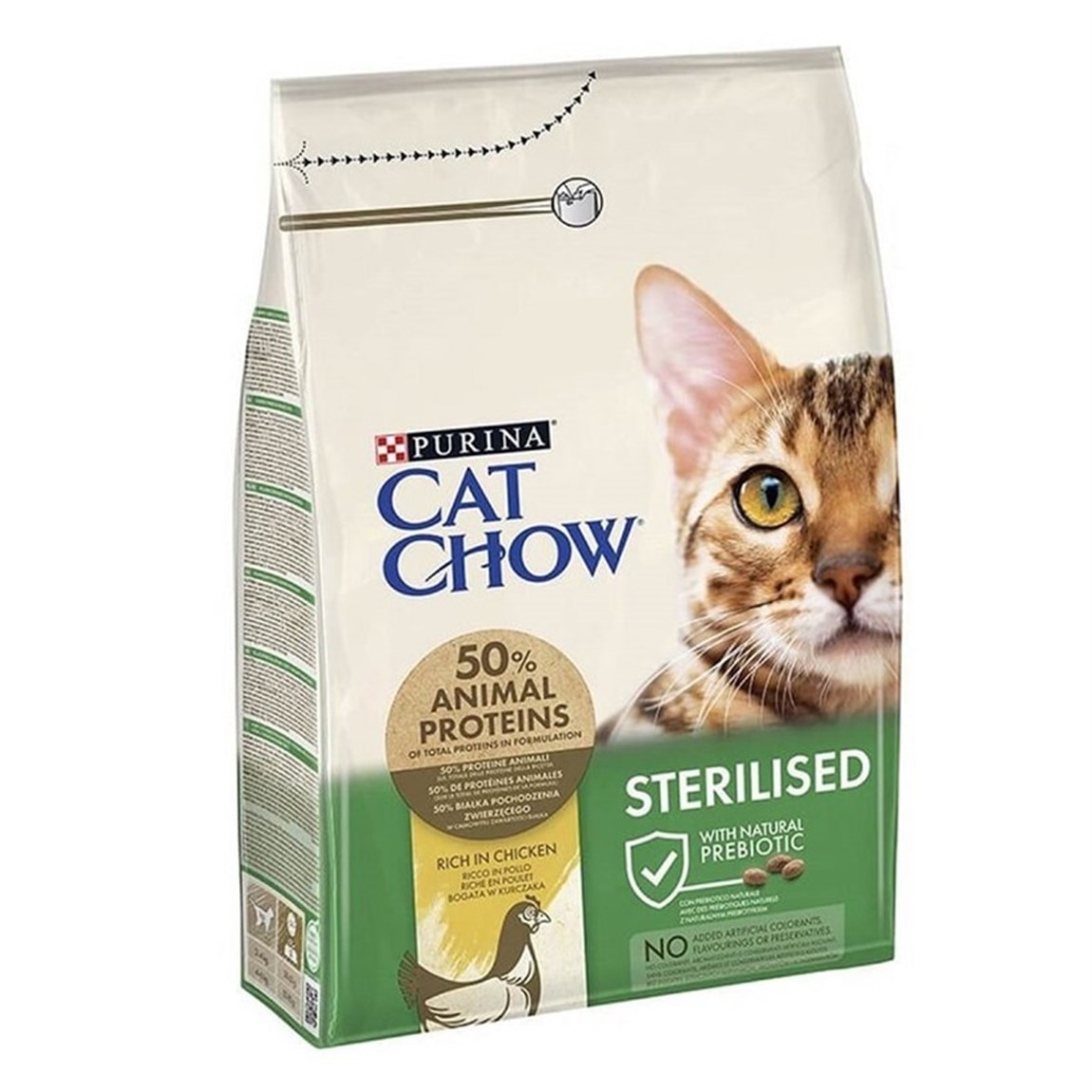 Cat Chow Sterilized Tavuklu Kısırlaştırılmış Kedi Maması 3 Kg