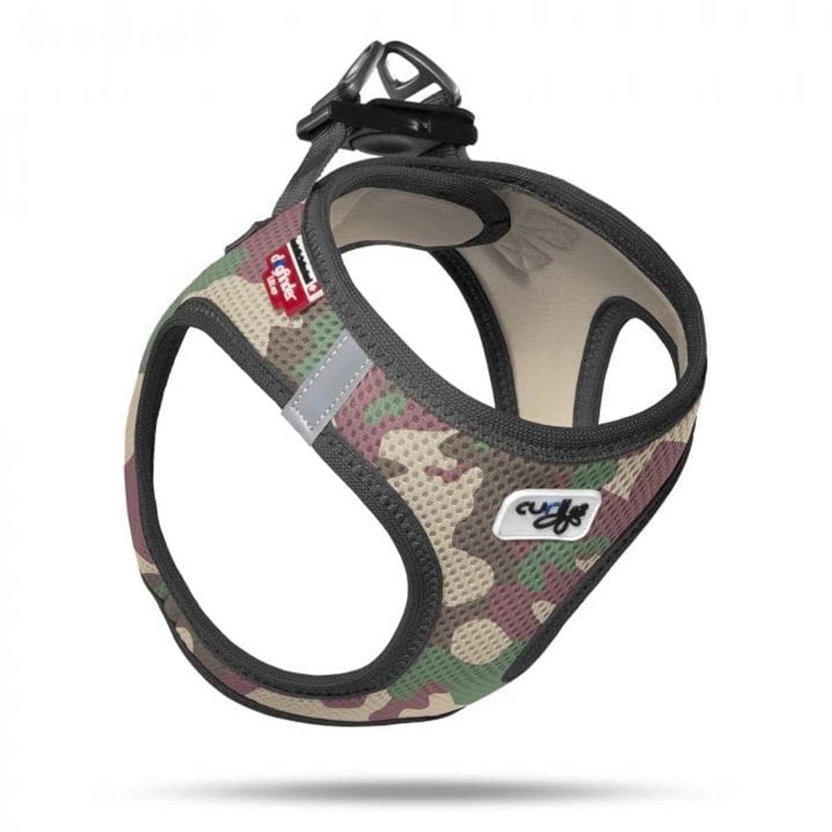 Curli Vest Air-Mesh Köpek Göğüs Tasması Camo M