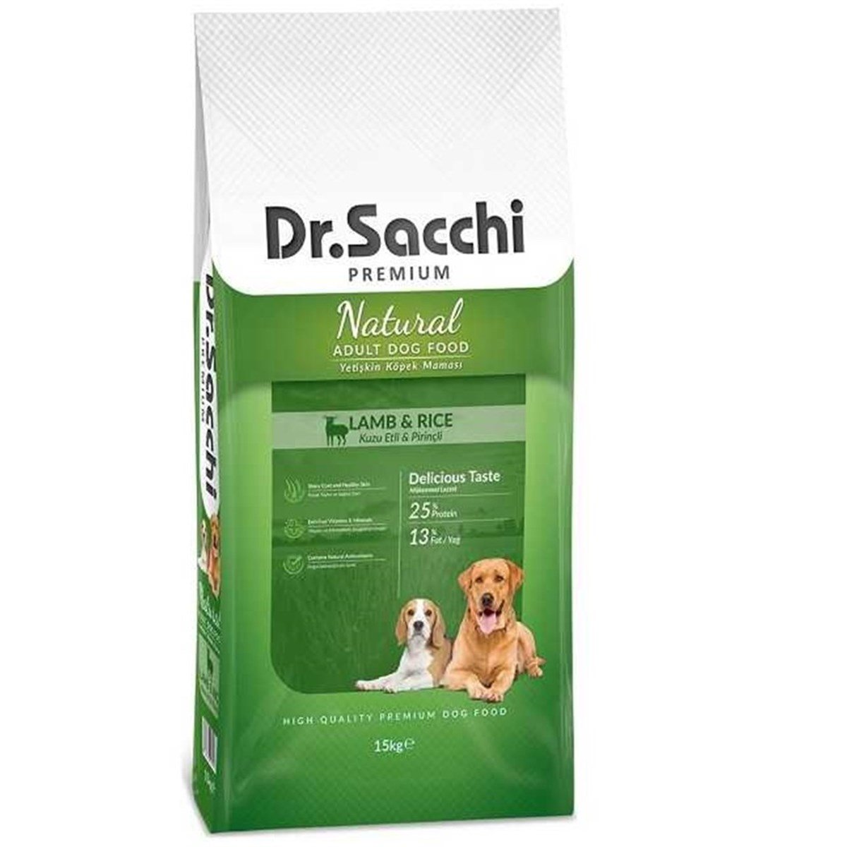 Dr.Sacchi Lamb&Rice Yetişkin Köpek Maması 15kg