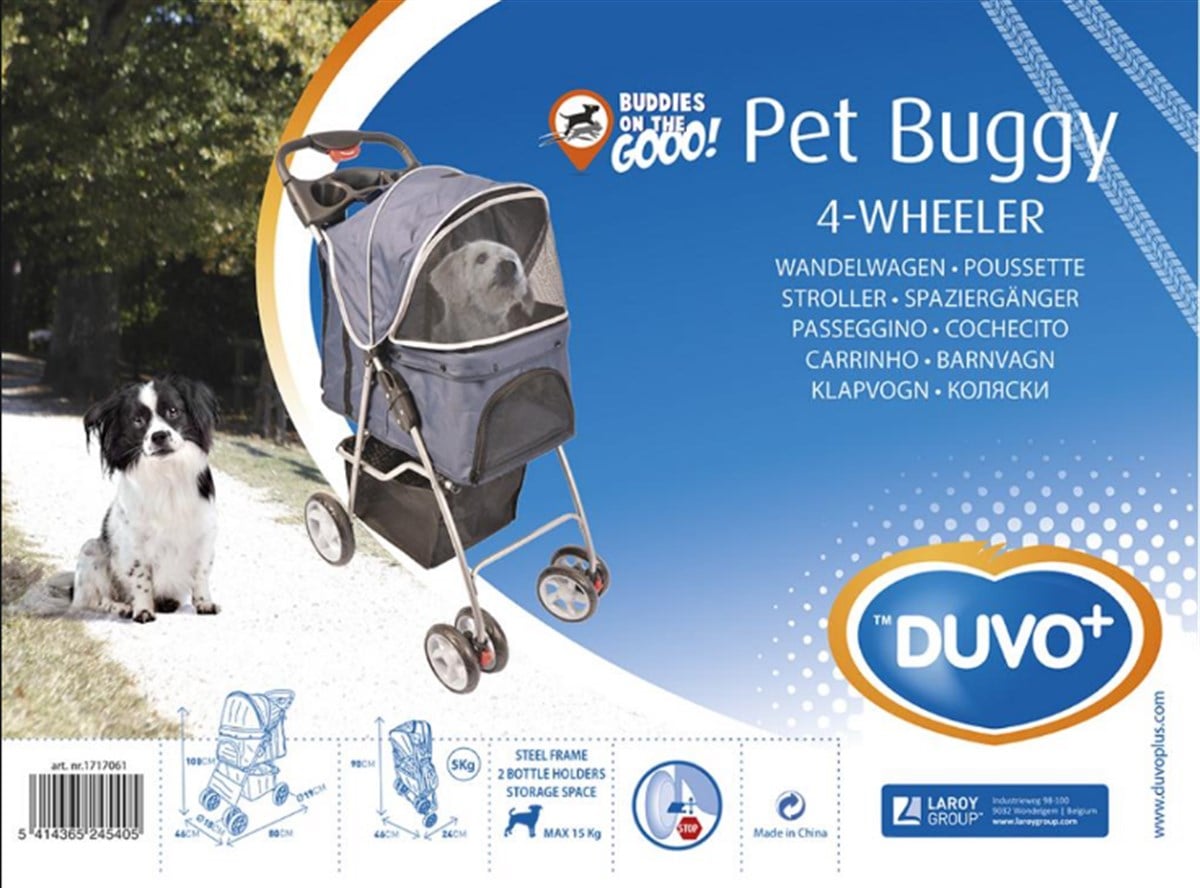 Duvo+ Pet Buggy Köpek Arabası