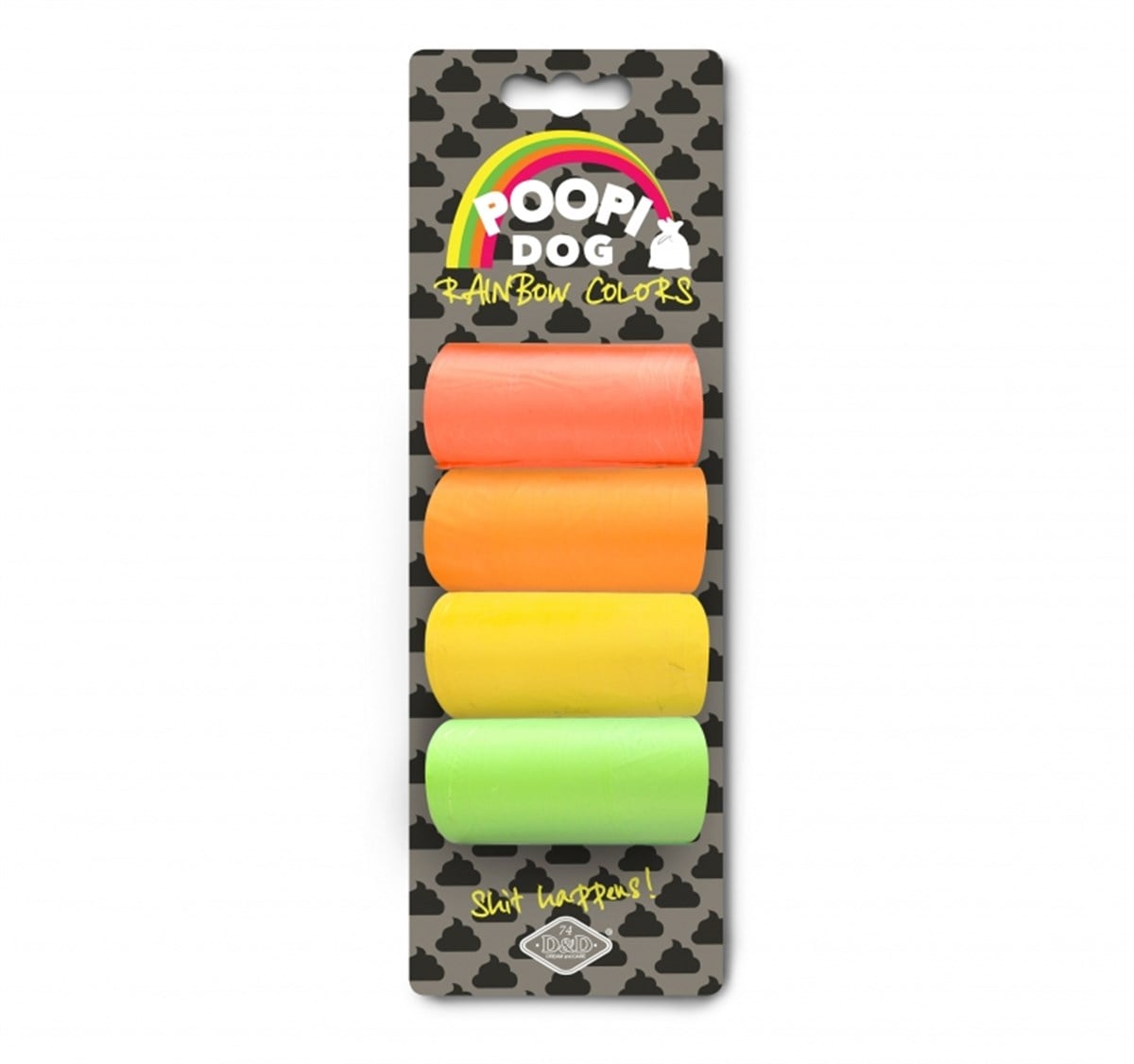 Duvo+ Routerainbow Köpek Dışkı Poşeti 4 Lü