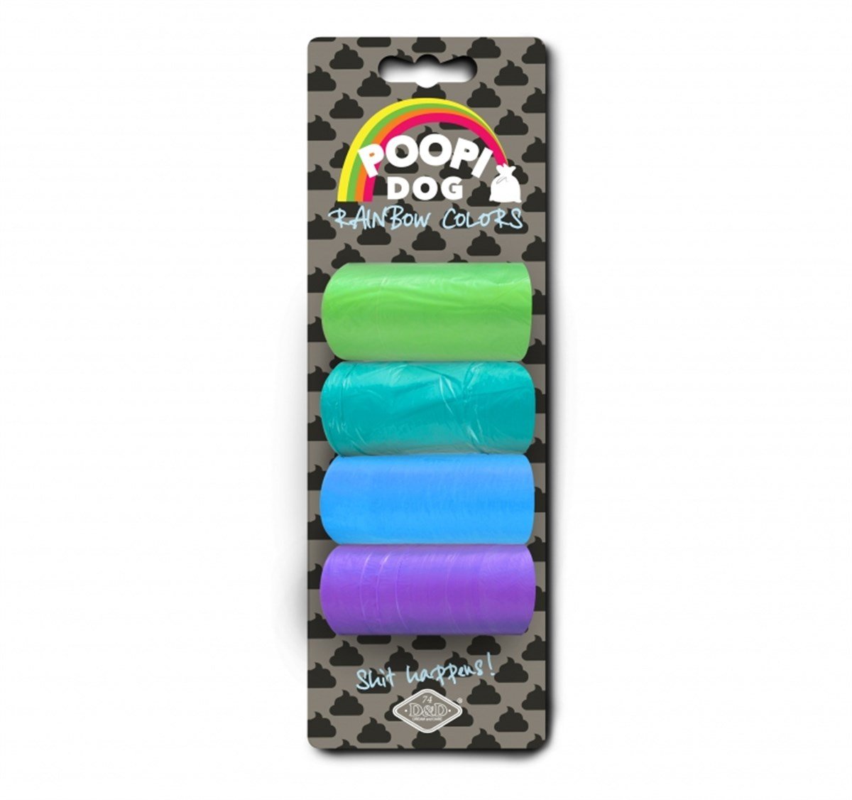 Duvo+ Routerainbow Köpek Dışkı Poşeti 4 Lü