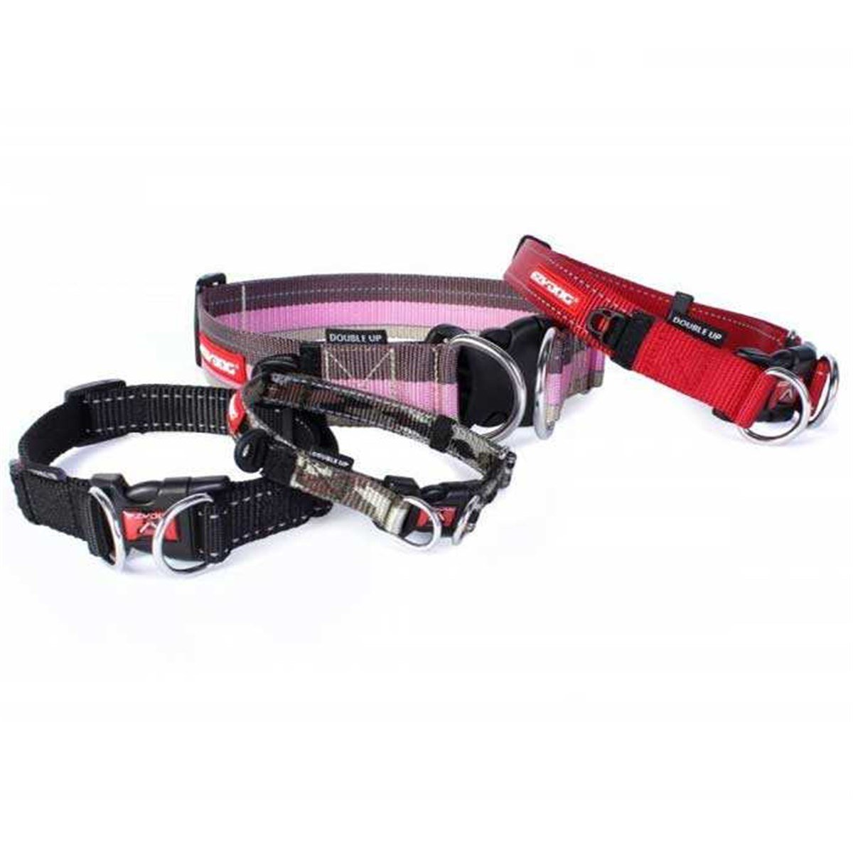 EzyDog Double Up Çift Halkalı Köpek Boyun Tasması Small Turuncu
