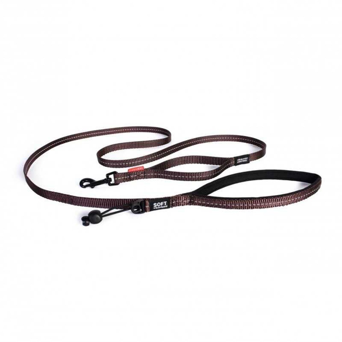 EzyDog Soft Trainer Lite Köpek Gezdirme Kayışı 180 Cm Kahve