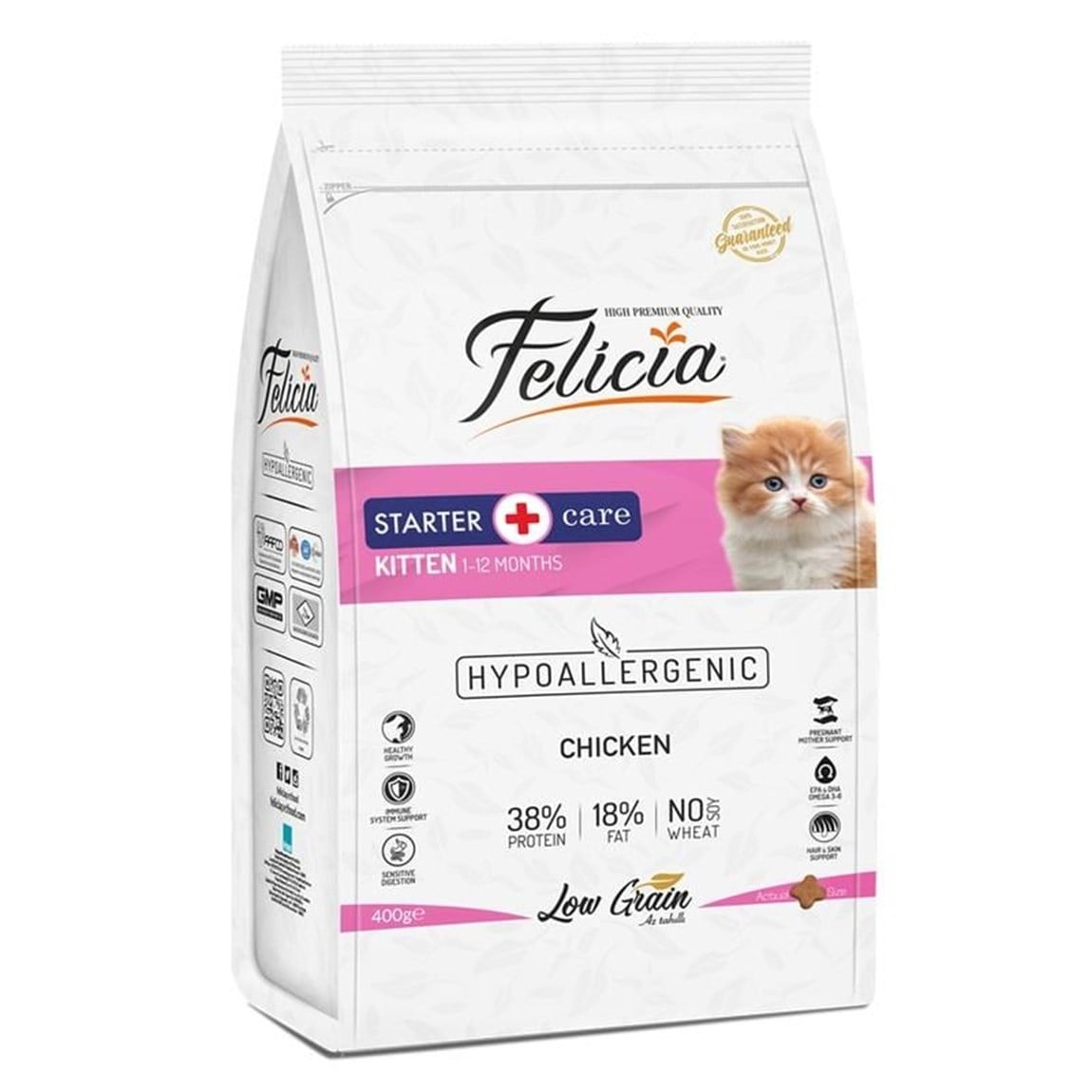 Felicia Tavuklu-Hamsili Yavru Kedi Maması 400 gr