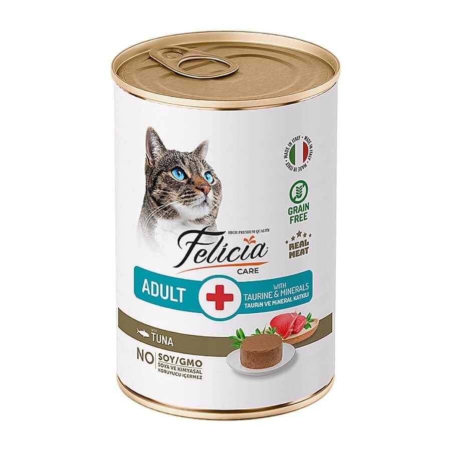 Felicia Yetişkin Tahılsız Ton Balıklı Kedi Konserve 400 Gr