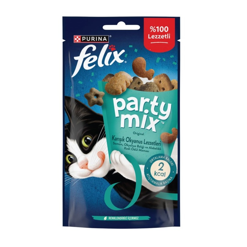 Felix Party Mix Karışık Okyanus Lezzetleri Ödül Maması 60 Gr