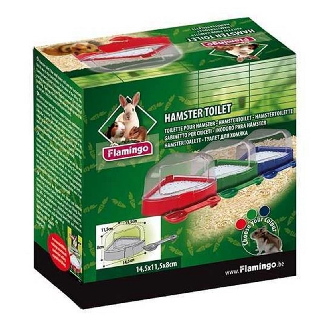 Flamingo Hamster Tuvaleti