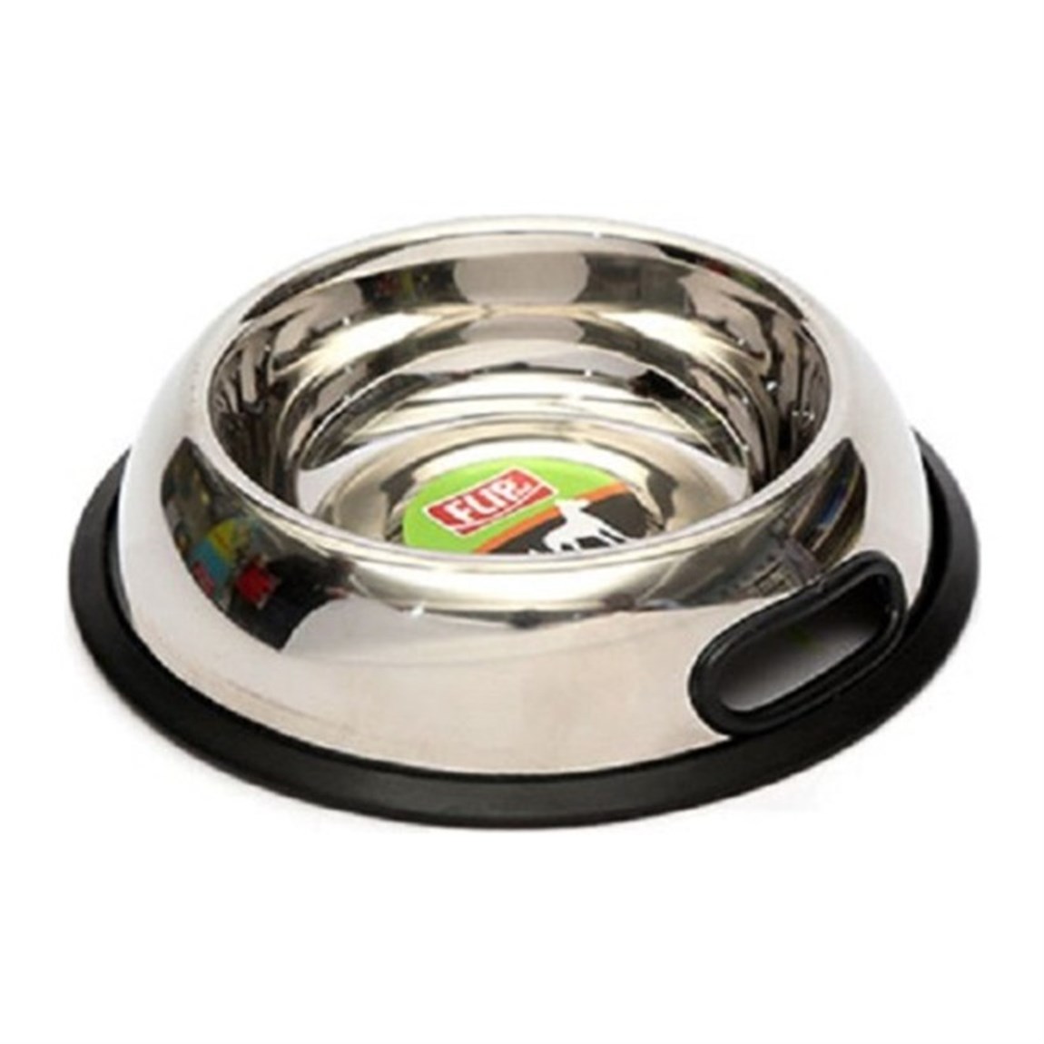 Flip Kenar Tutmalı Çelik Mama Kabı 16 Oz