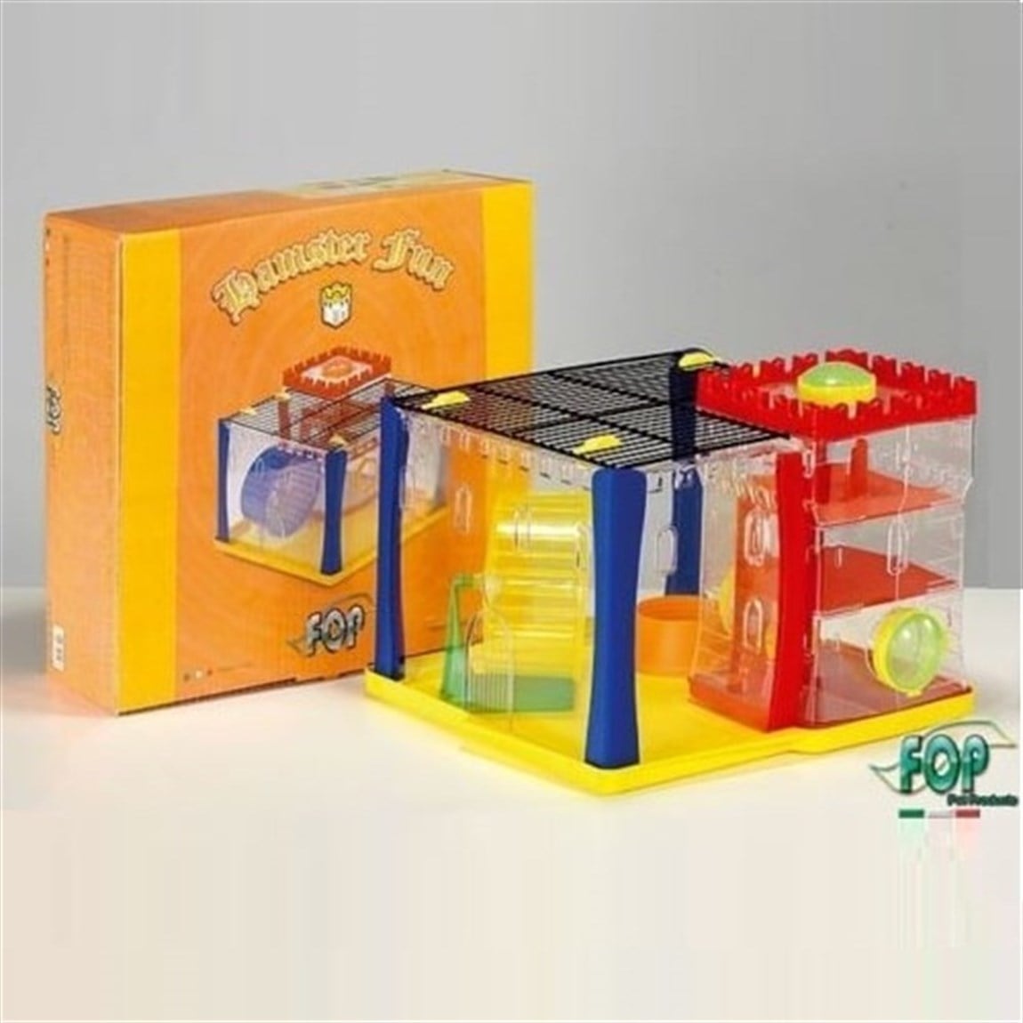 Fop Hamster Fun Plastik Hamster Oyun Kafesi 34x34x25 Cm