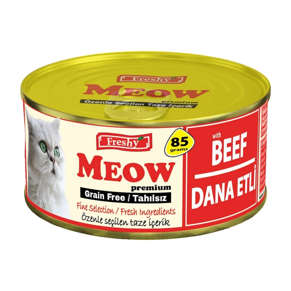 Freshy Meow Dana Etli Pate Tahılsız Kedi Konservesi 85gr