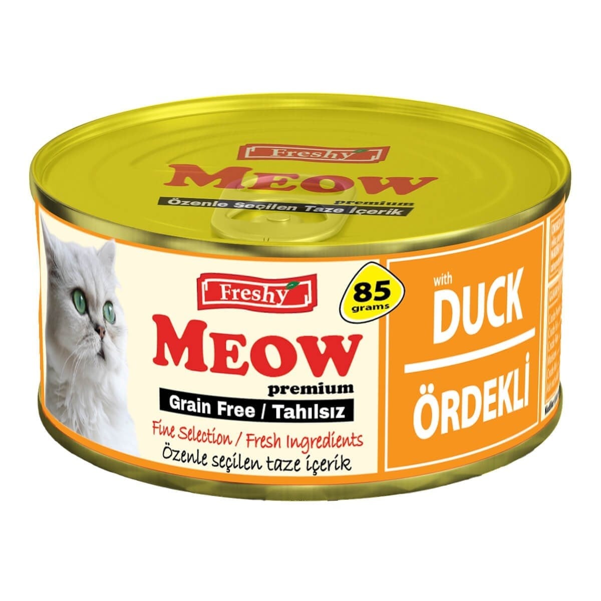 Freshy Meow  Ördekli Pate Tahılsız Kedi Konservesi 85gr