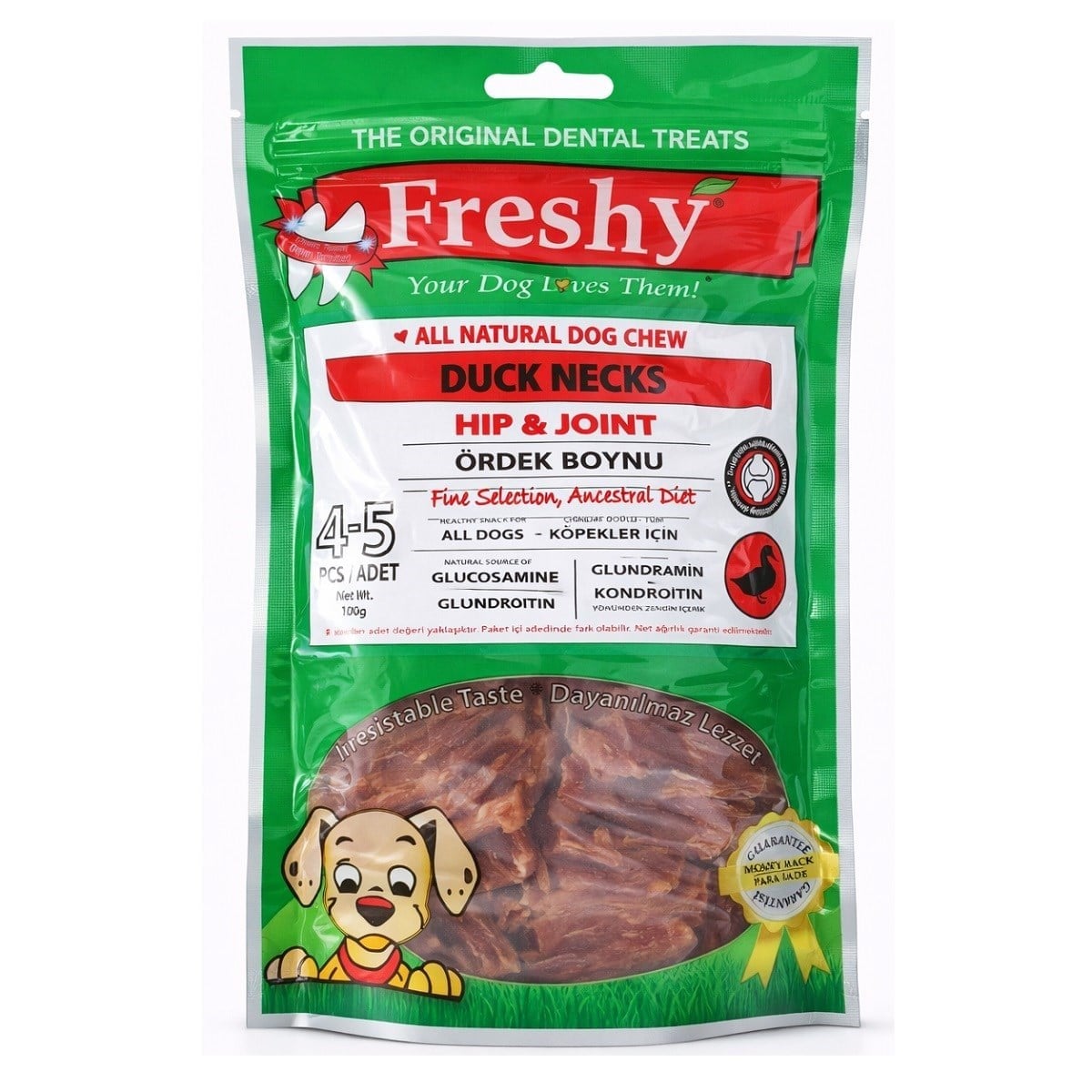 Freshy Ördek Boyunu Köpek Ödülü 100 Gr