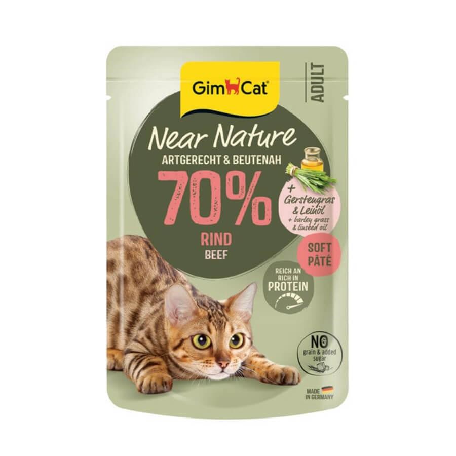 GimCat Near Nature Sığır Etli 85 Gr