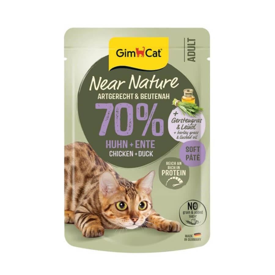 GimCat Near Nature Tavuklu & Ördekli  85 Gr