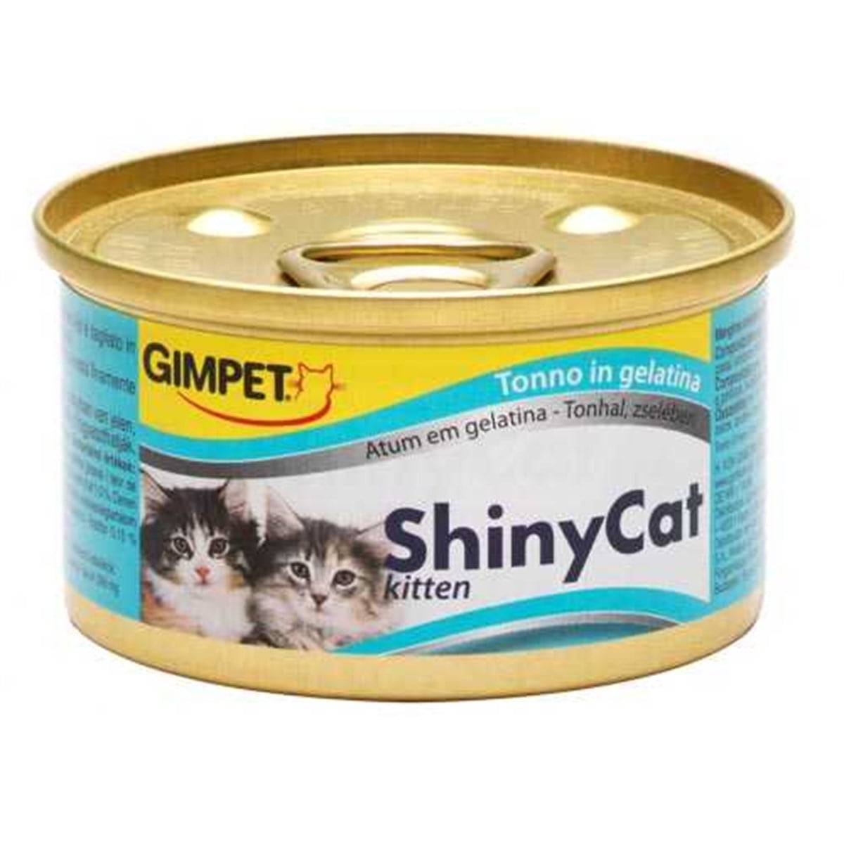 GimCat Shiny Cat Ton Balıklı Öğünlük Yavru Kedi Konservesi 70 Gr