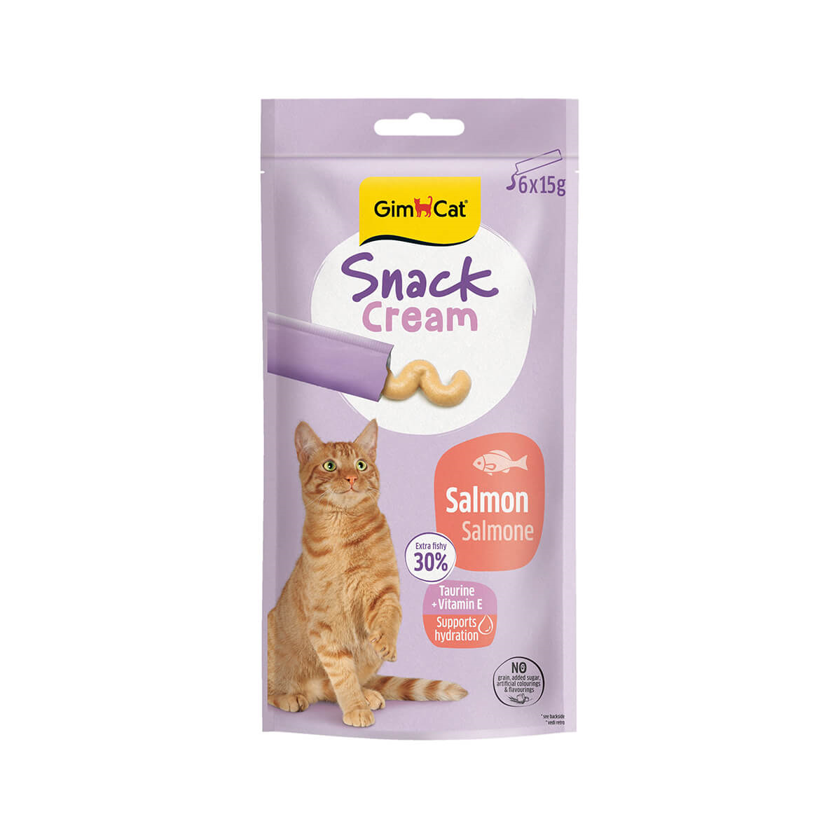 Gimcat Snack Cream Somonlu Kedi Ödülü 6 X 15 Gr