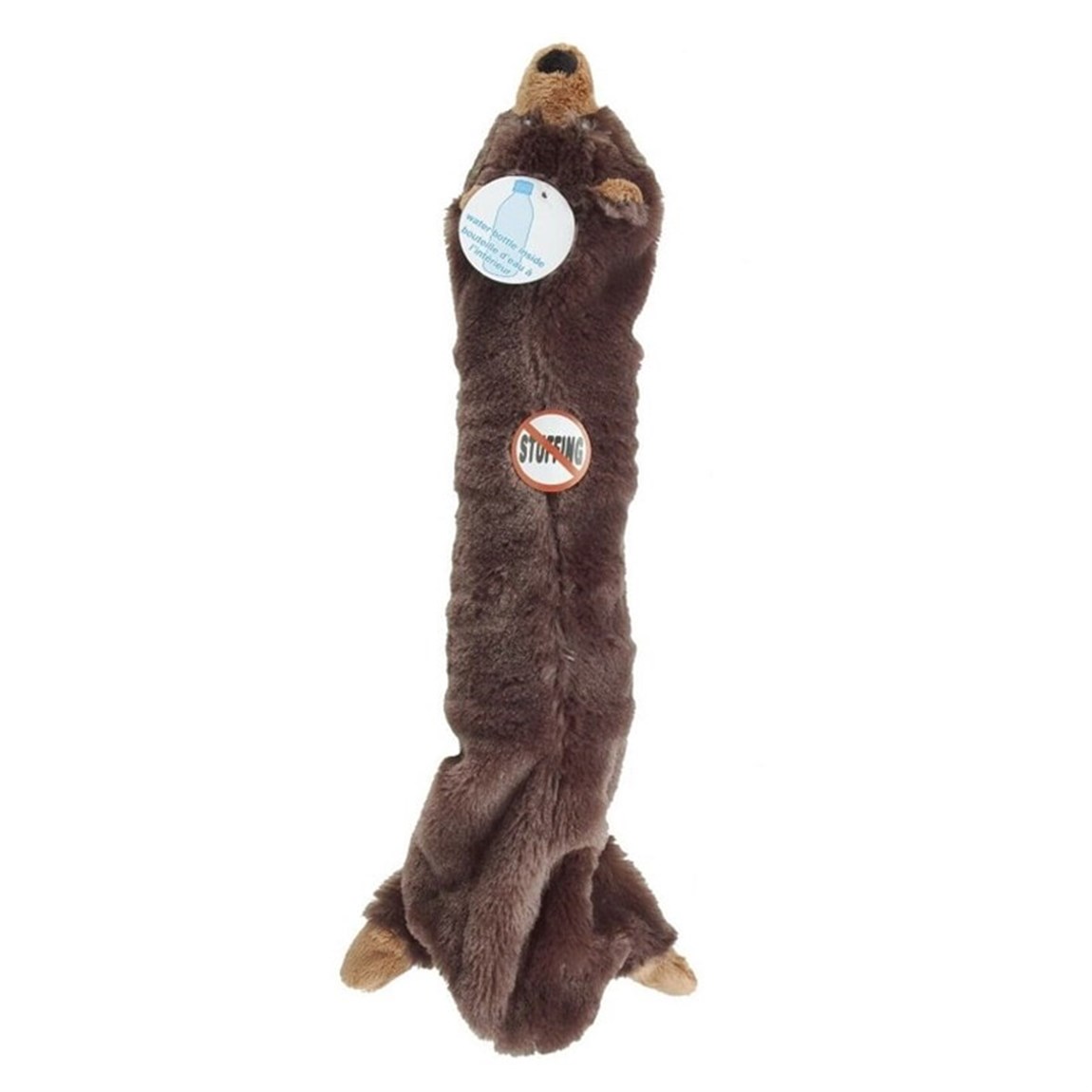 GimDog Skınneeez Big Bite Bear Şişeli Peluş Köpek Oyuncağı