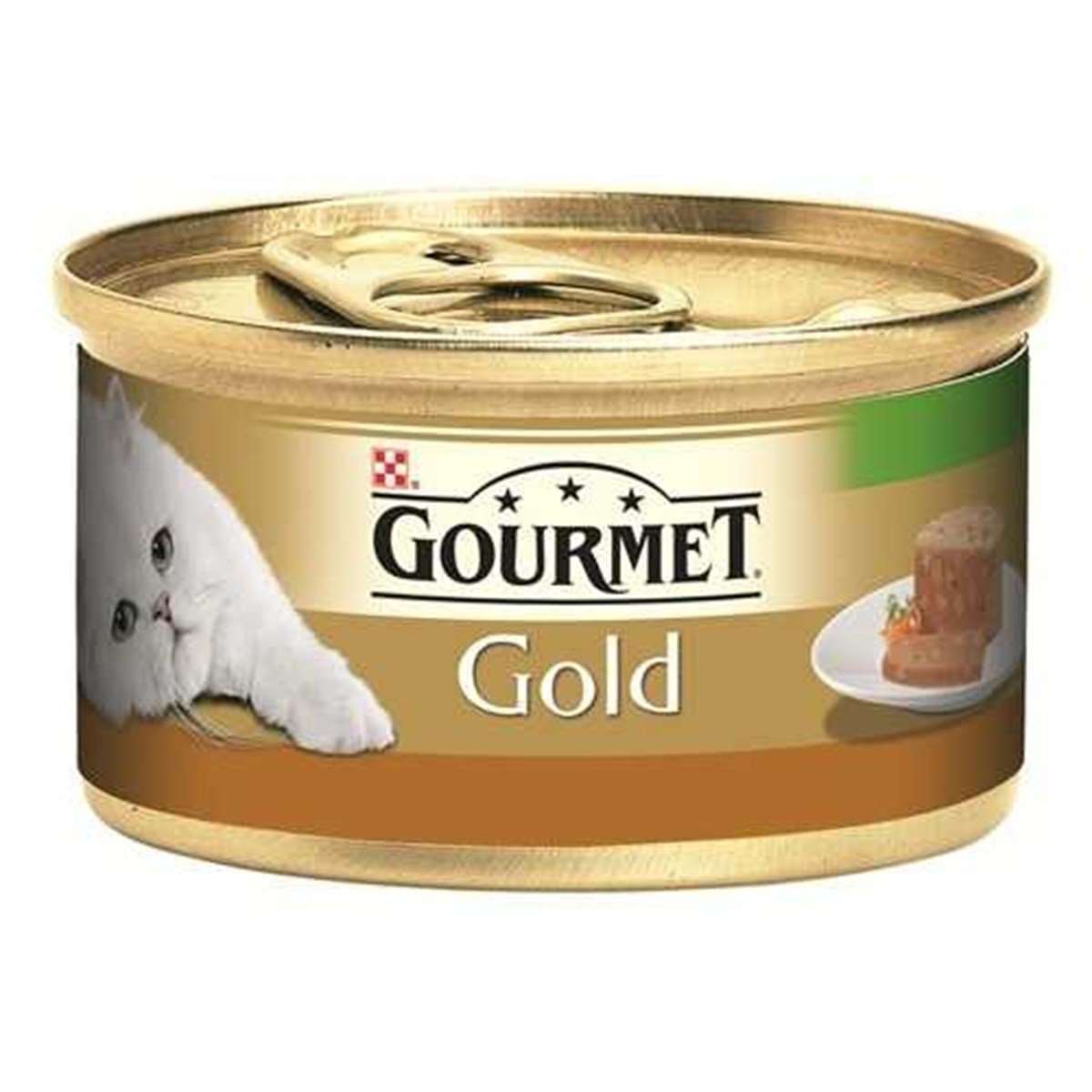Gourmet Gold Kıyılmış Ördekli, Havuçlu Kedi Konservesi 24Al 20Öde