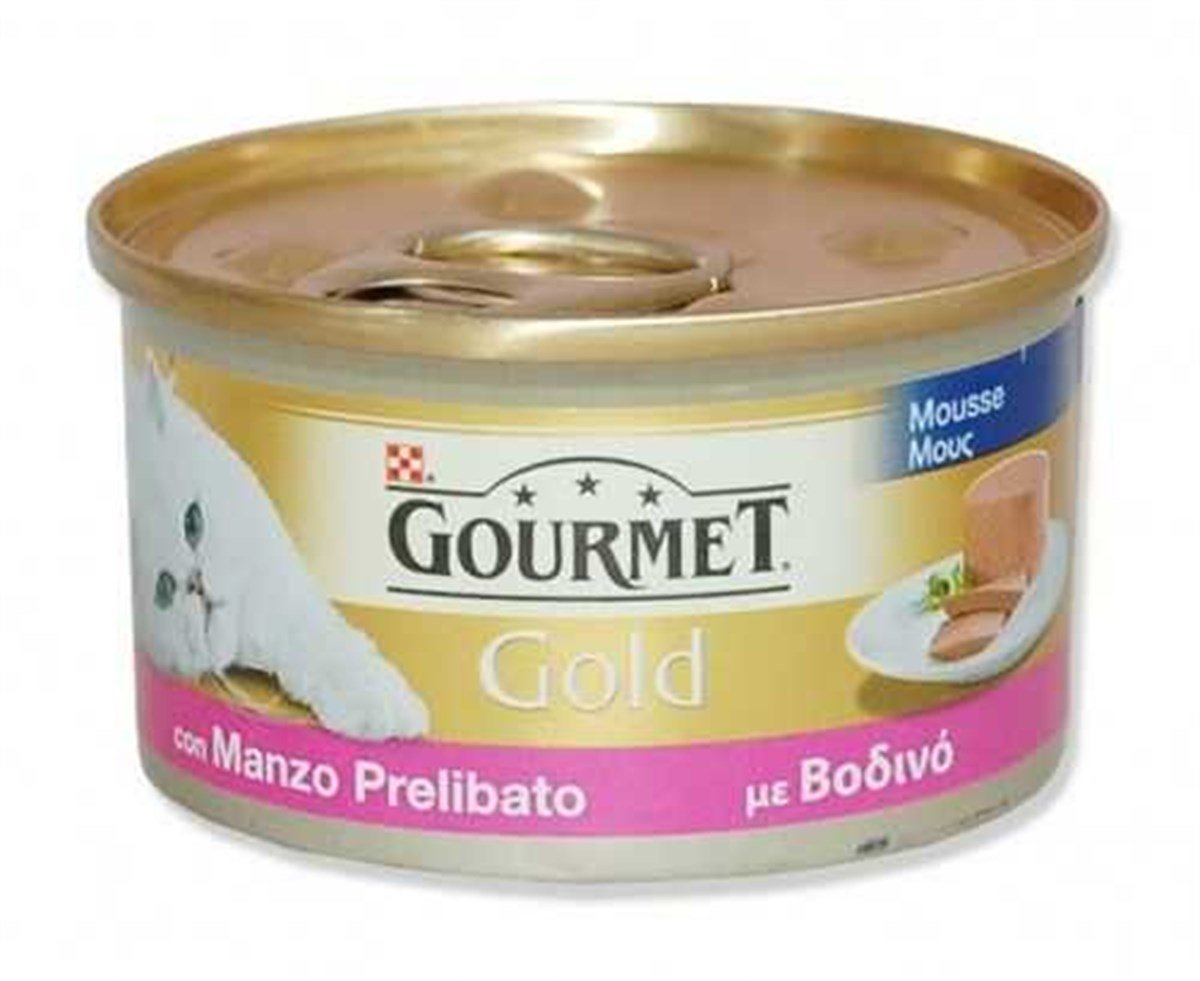 Gourmet Gold Kıyılmış Sığır Etli Kedi Konserve Maması 24 Al 20 Öde