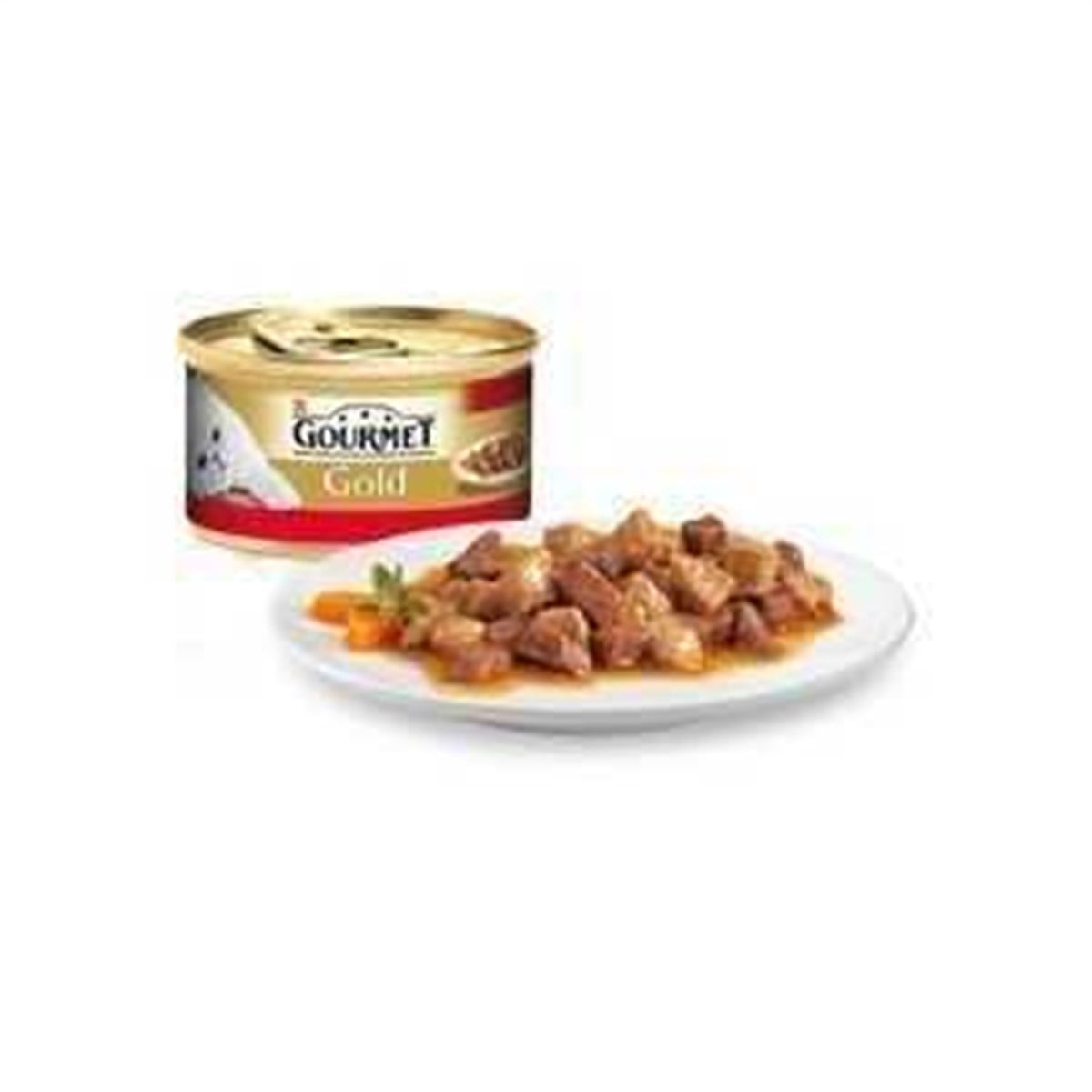 Gourmet Gold Parça Etli Soslu Sığır Etli Kedi Konservesi 24 Al 20 Öde